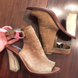Tory Burch Open Toe Heels